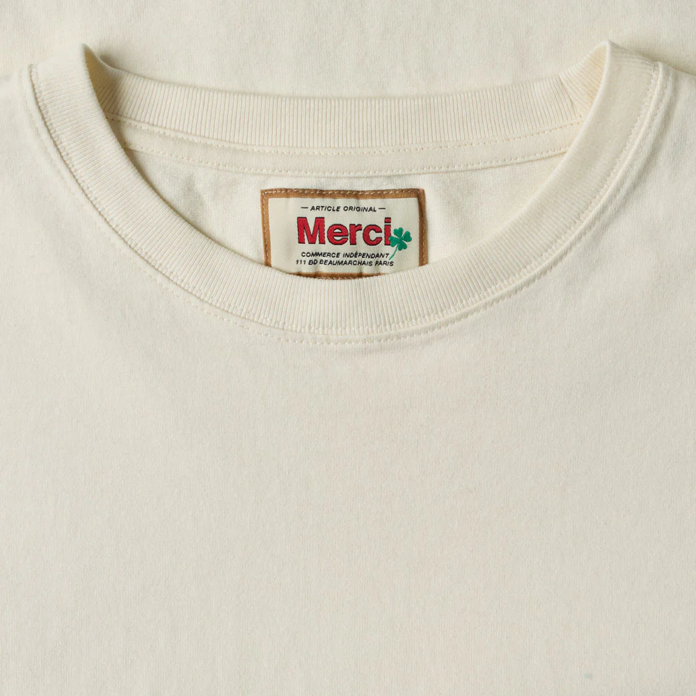Merci - T-shirt Aurelien ML - Off White - Image 8