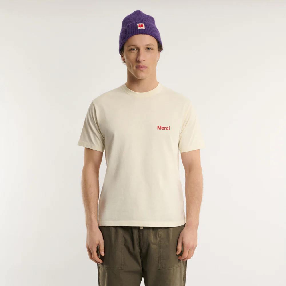 Merci - T-shirt Aurelien - Off White - Image 2