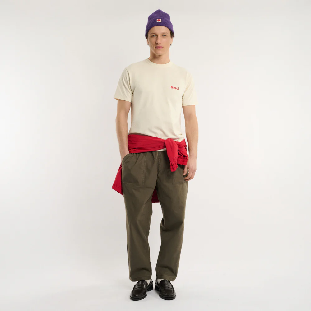 Merci - T-shirt Aurelien - Off White - Image 3