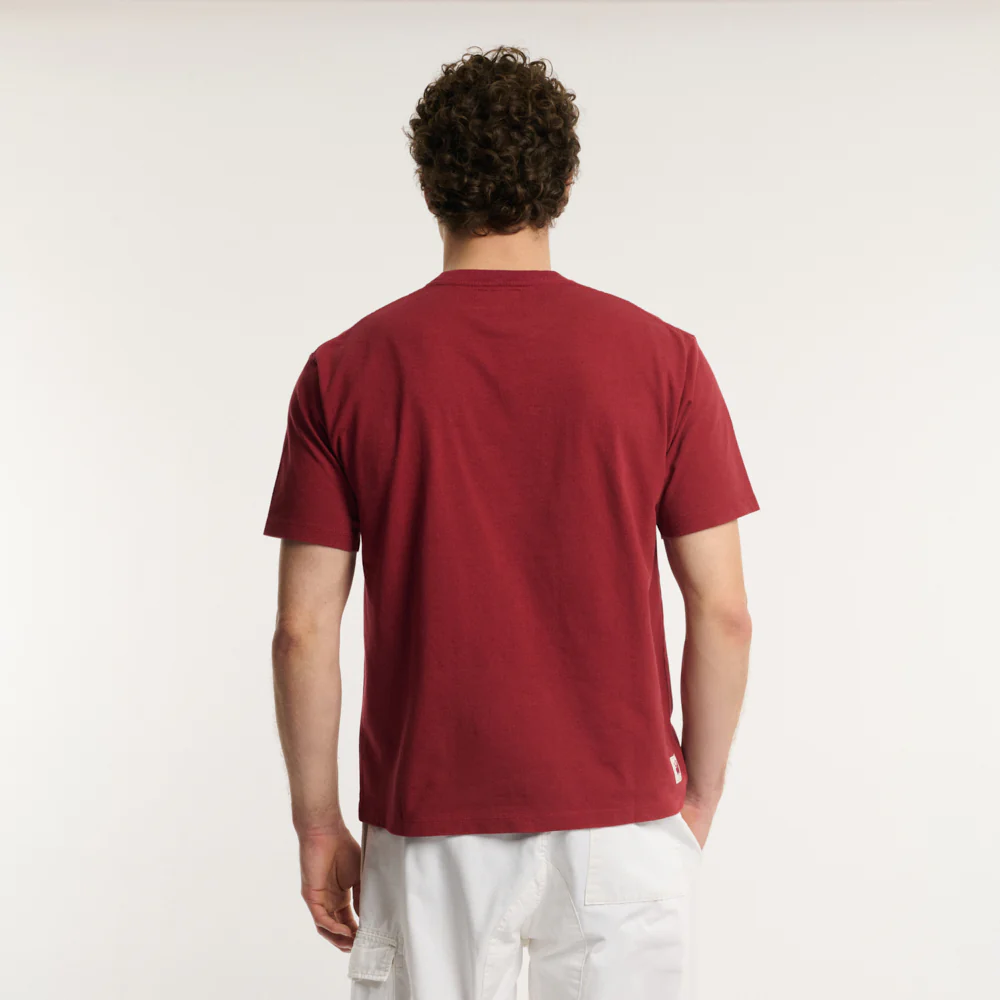 Merci - T-shirt Aurelien - Wine - Image 5
