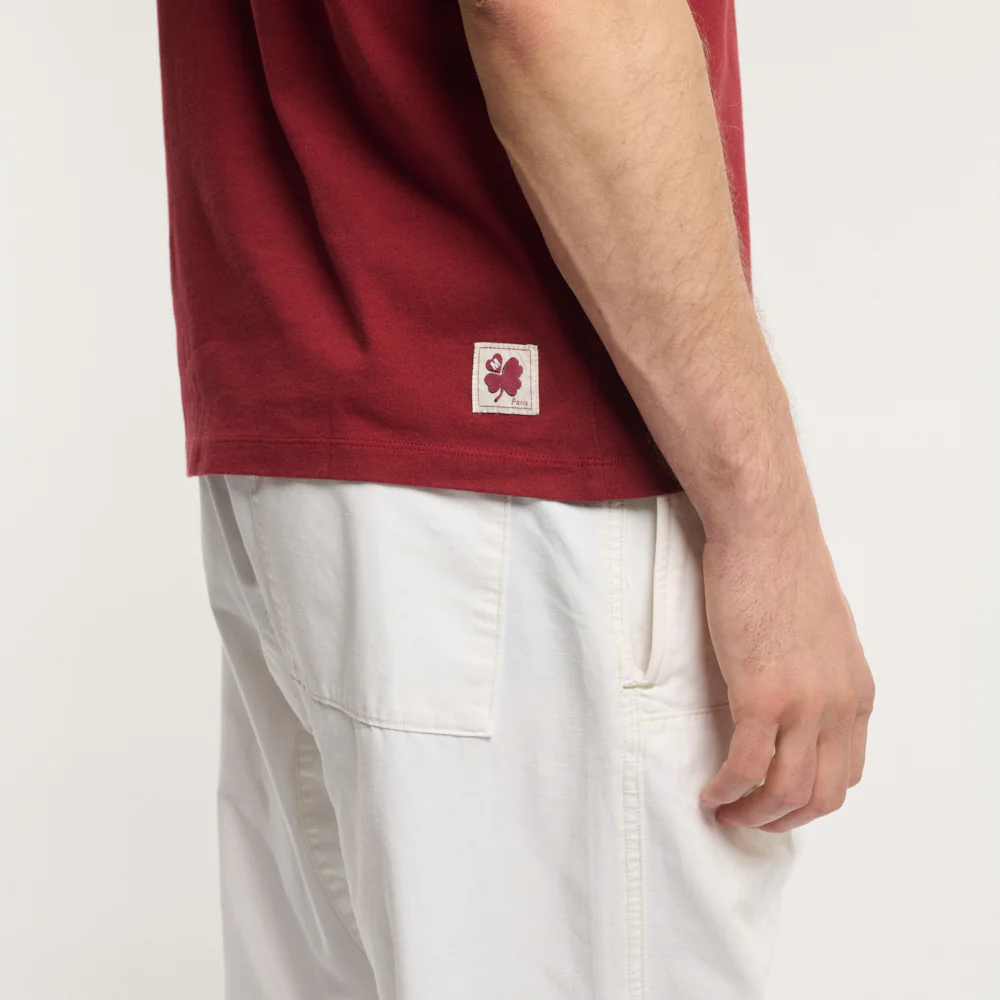 Merci - T-shirt Aurelien - Wine - Image 6