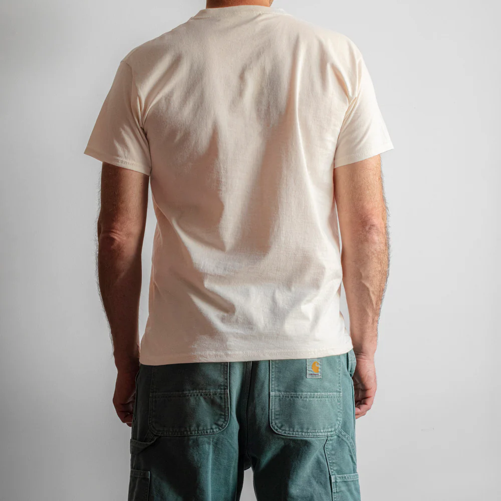 Merci - T-shirt Cafe Non Merci - Ecru - Image 5