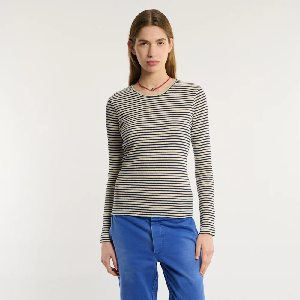 Merci - T-shirt Carla - Marine - Image 2