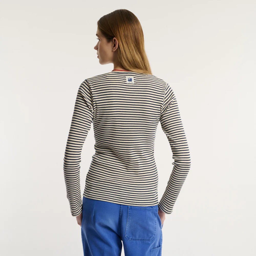 Merci - T-shirt Carla - Marine - Image 3