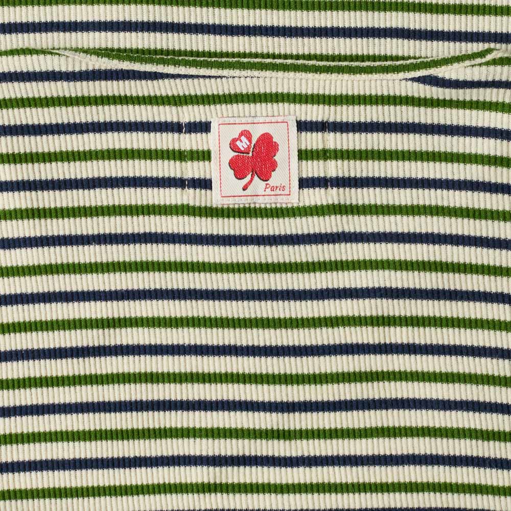 Merci - T-shirt Carla - Marine & Vert - Image 7