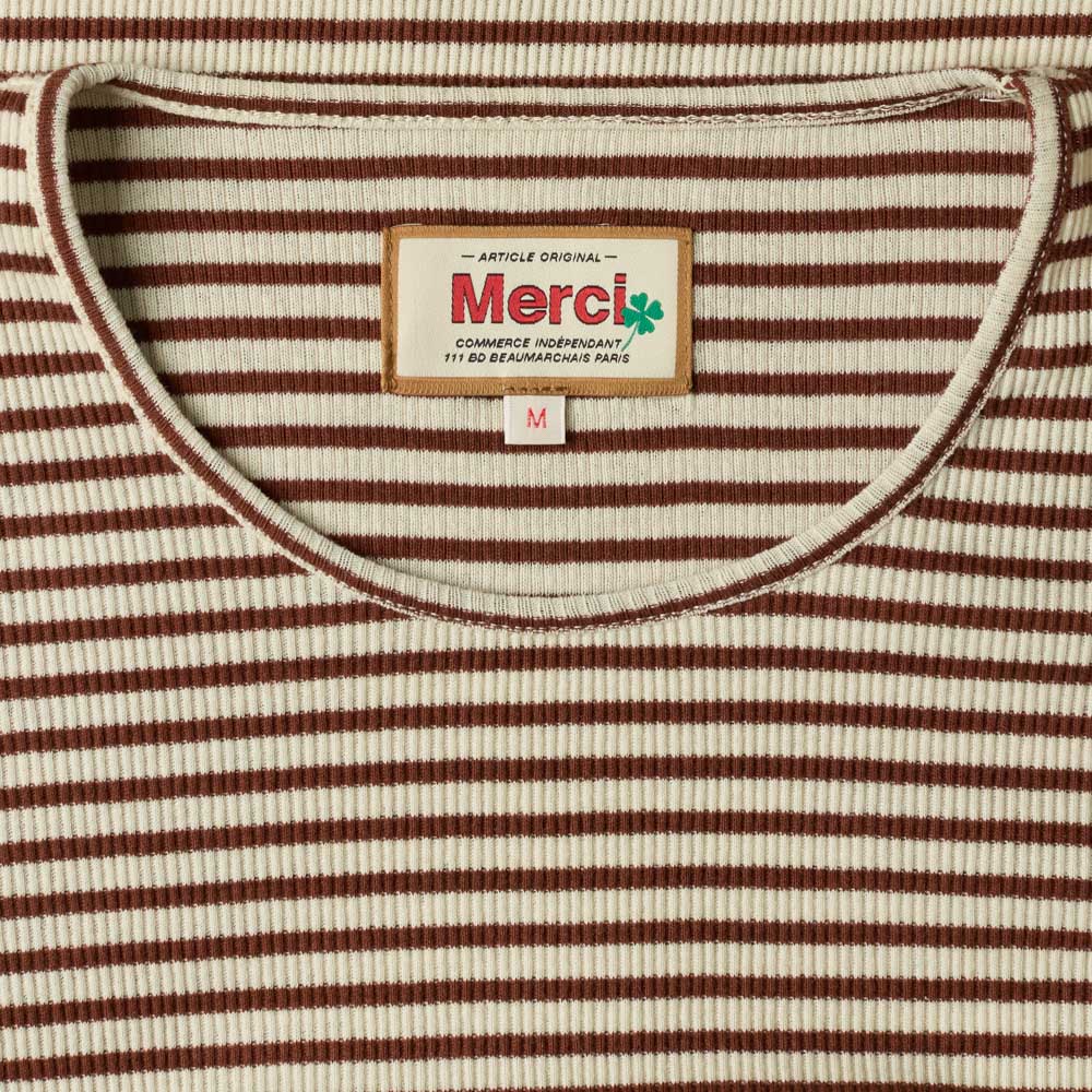 Merci - T-shirt Carla - Marron - Image 6