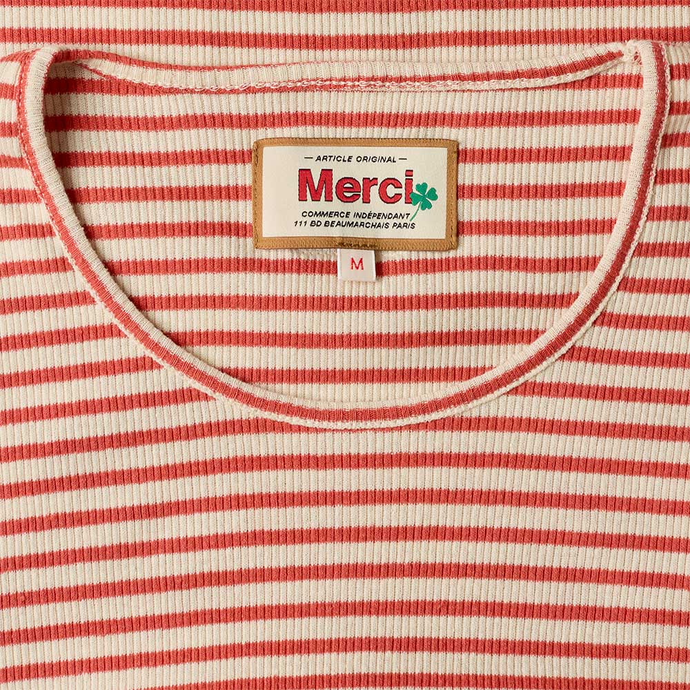 Merci - T-shirt Carla - Rouge - Image 6