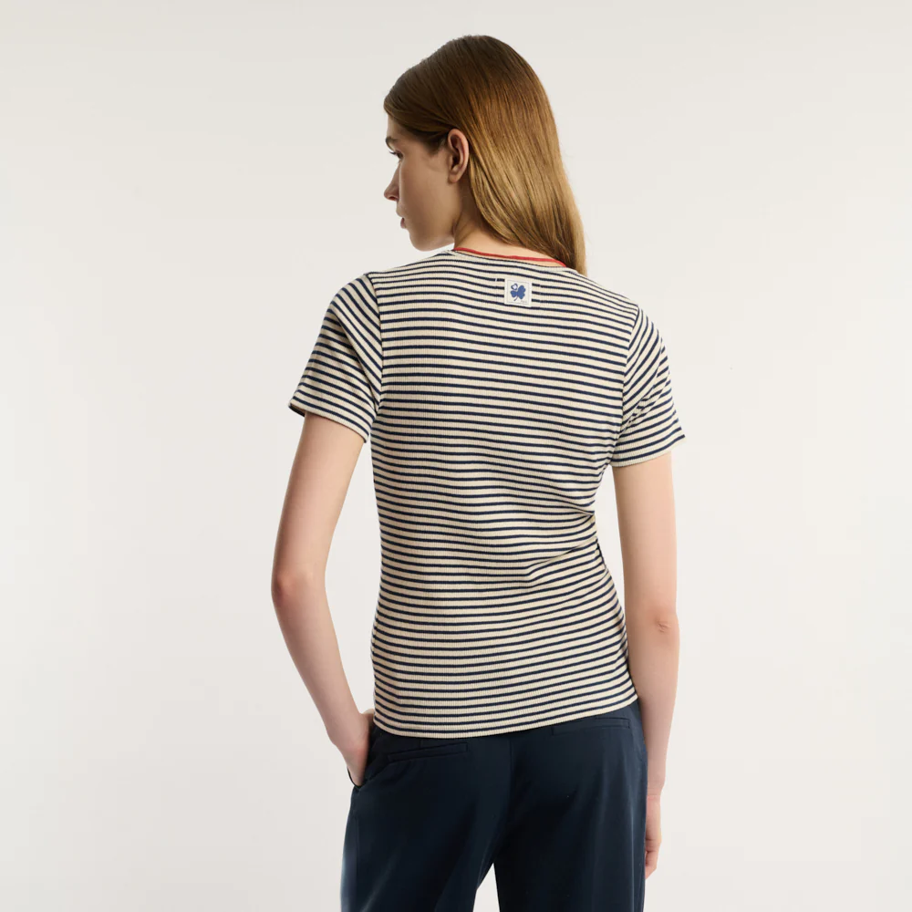 Merci - T-shirt Carlotta - Marine - Image 3