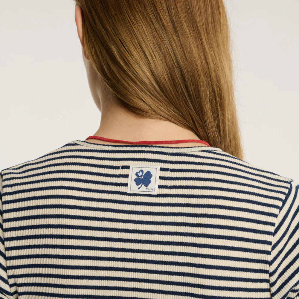 Merci - T-shirt Carlotta - Marine - Image 5