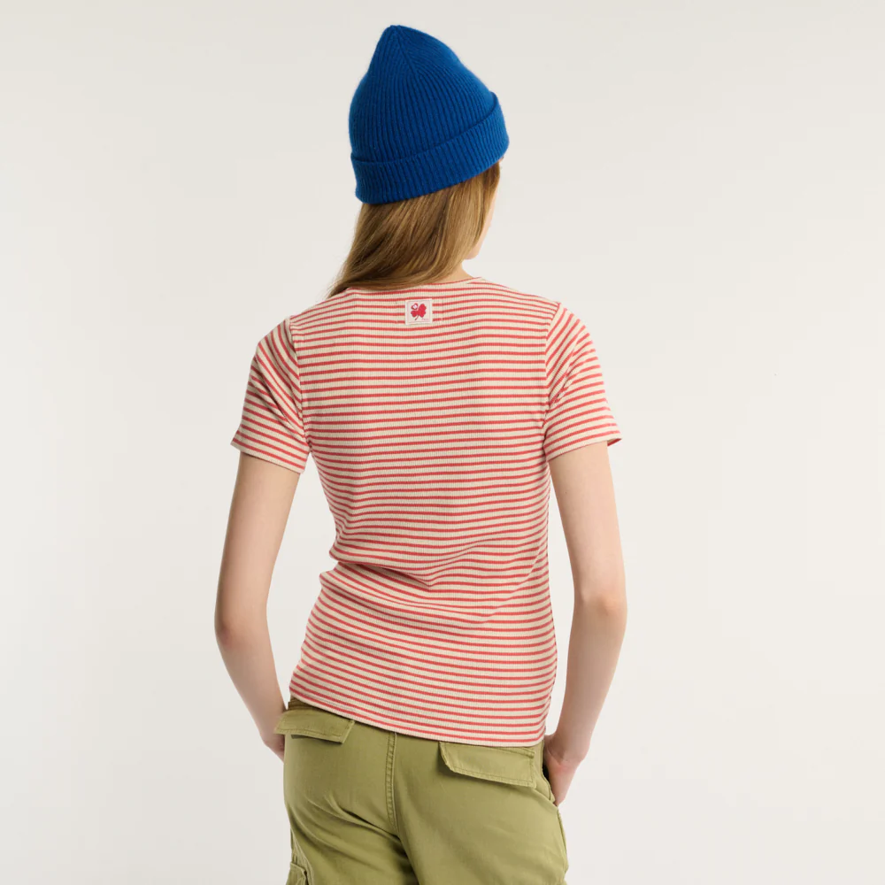 Merci - T-shirt Carlotta - Rouge - Image 3