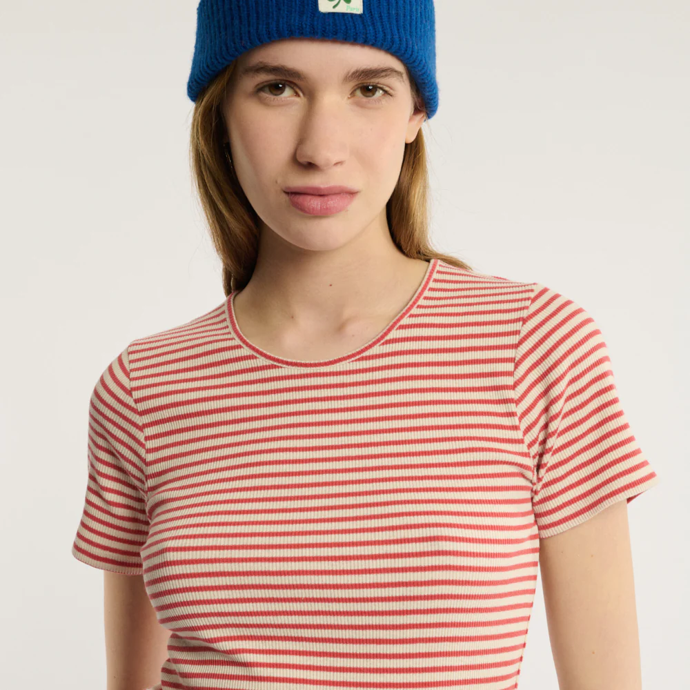 Merci - T-shirt Carlotta - Rouge - Image 4