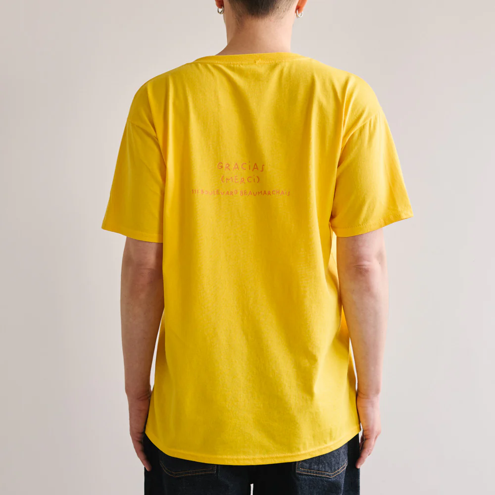 Merci - T-Shirt De Nada - Jaune - Image 2