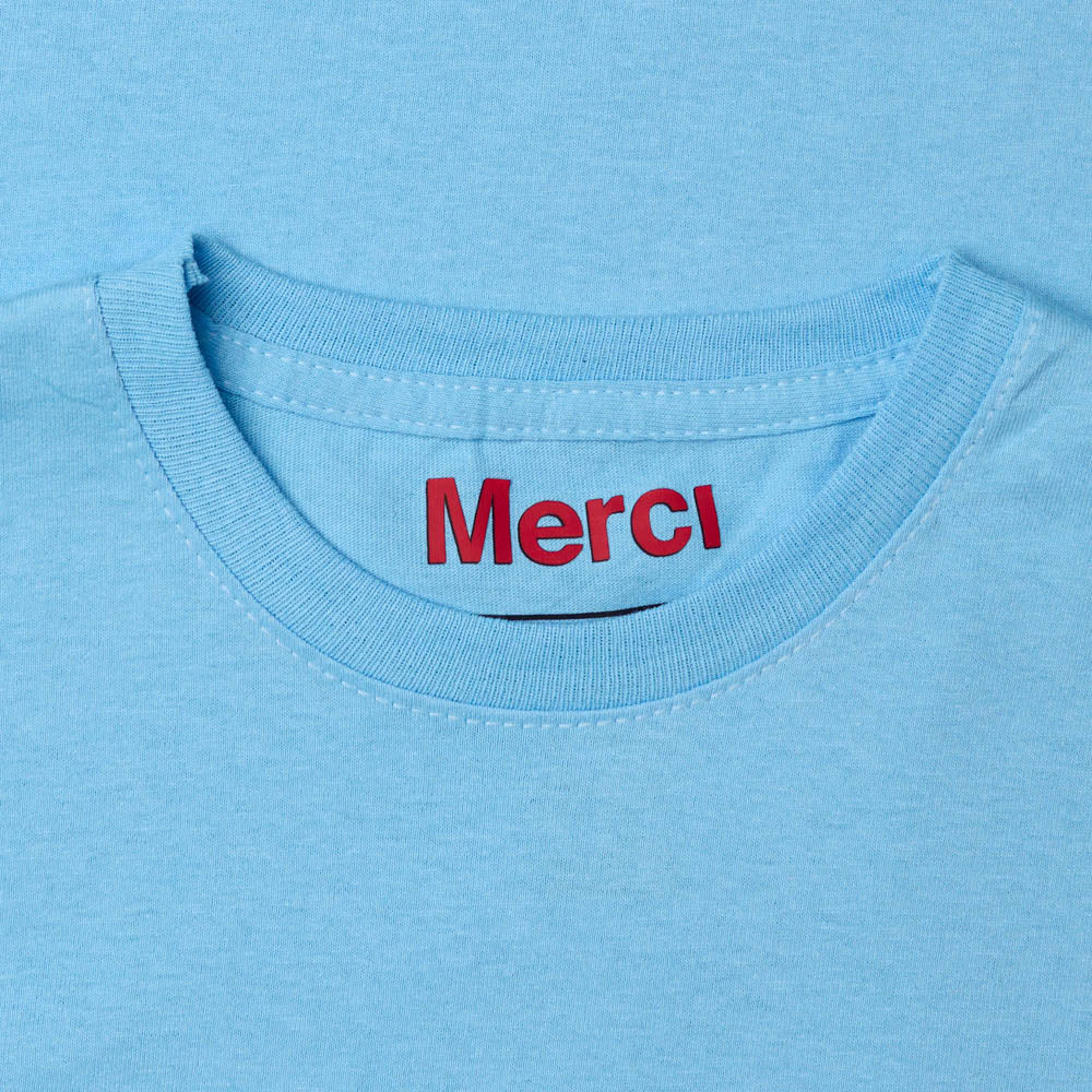 Merci - T-shirt Enfant Be Nice - Bleu - Image 3