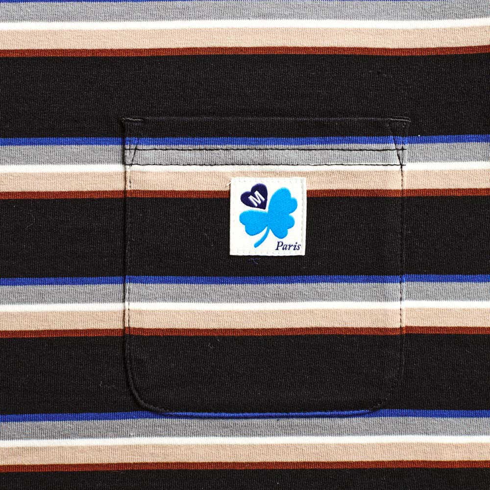 Merci - T-Shirt Lola Stripes - Noir - Image 6