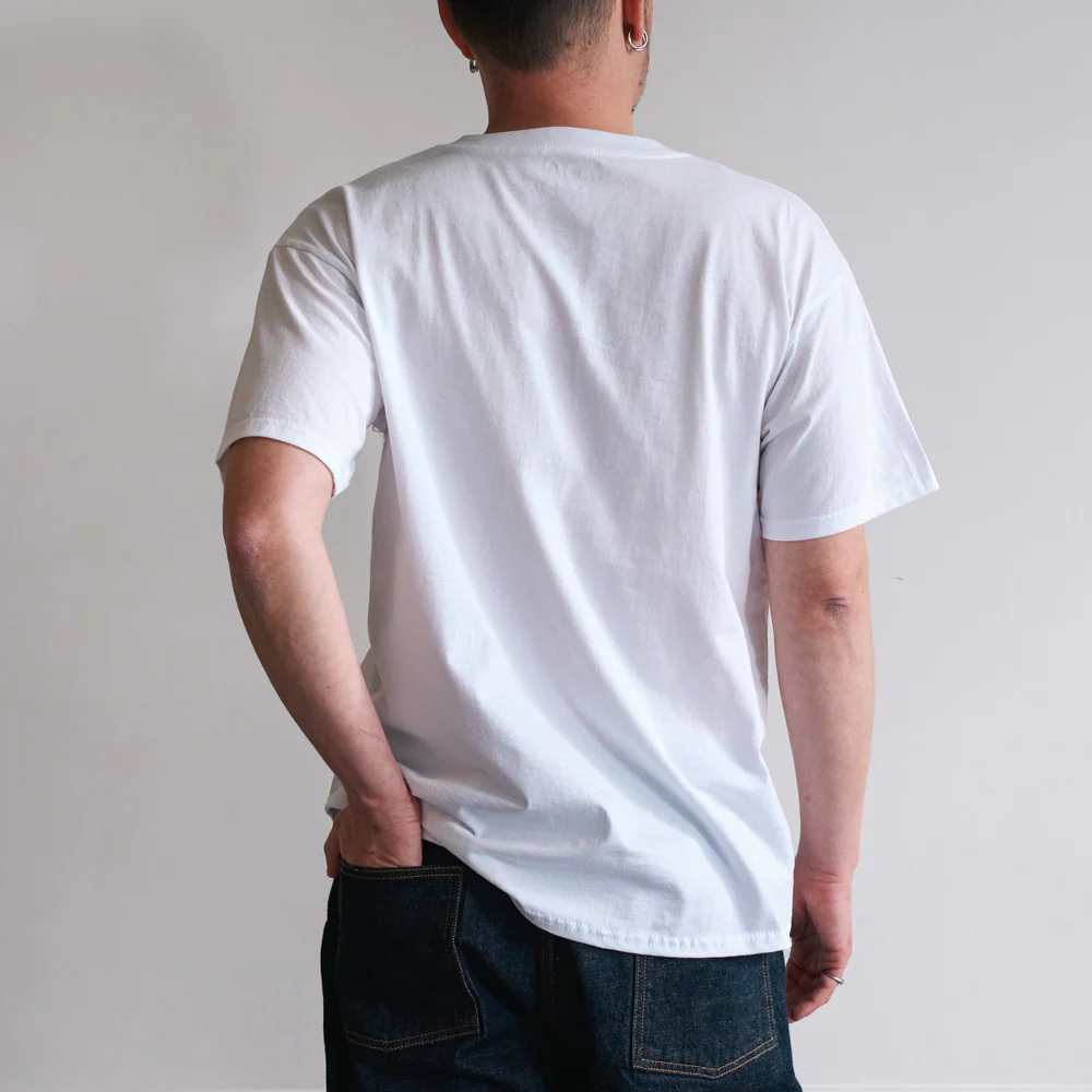 Merci - T-shirt MC Aime - Blanc - Image 4