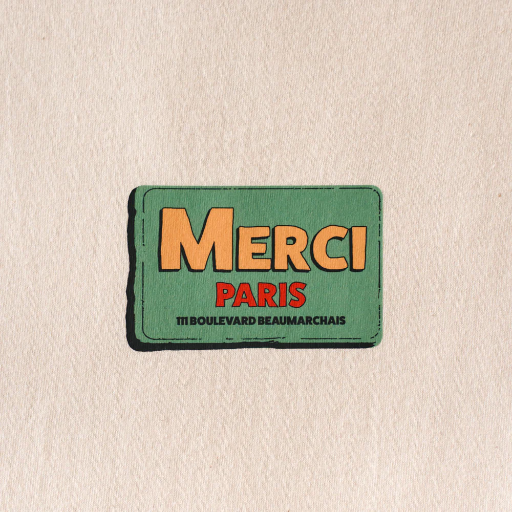 Merci - T-shirt MC Conserve Merci - Ecru - Image 5