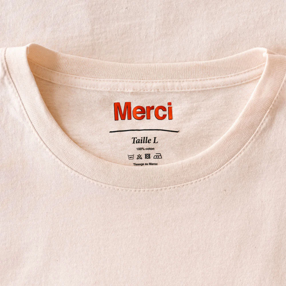 Merci - T-shirt MC Conserve Merci - Ecru - Image 6