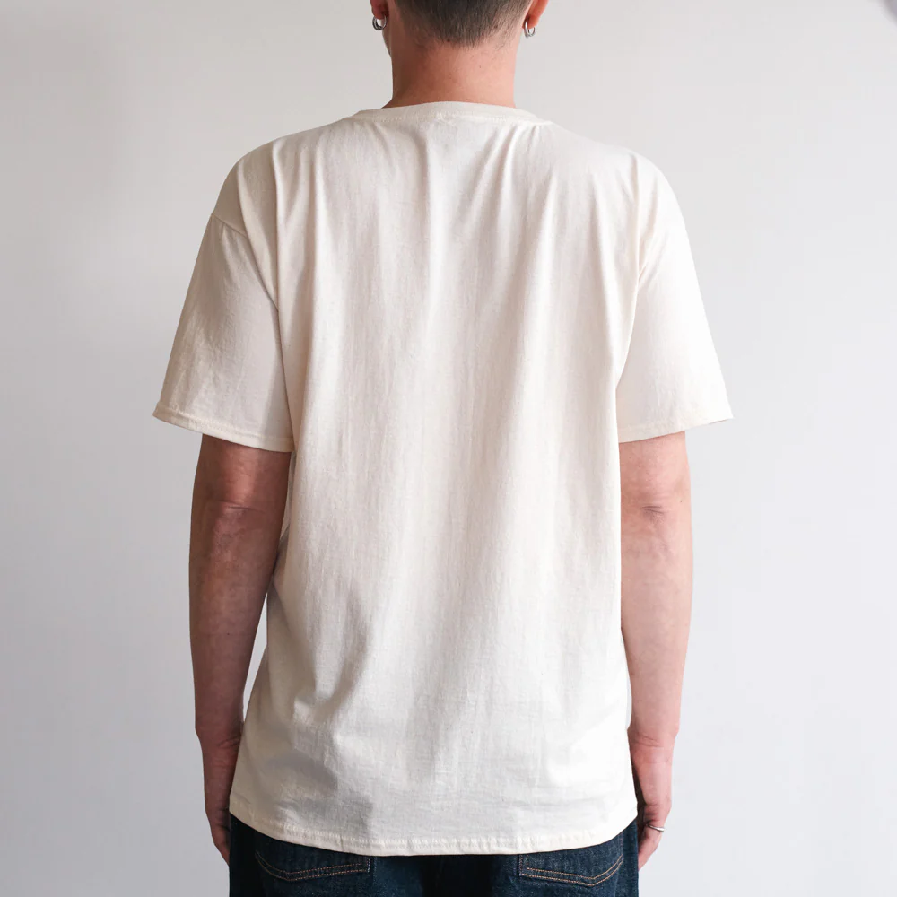 Merci - T-shirt MC Merci - Ecru - Image 3