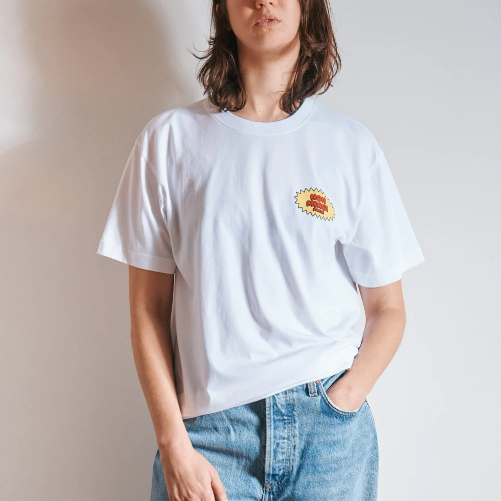 Merci - T-Shirt Non Merci Beavies - Blanc - Image 3