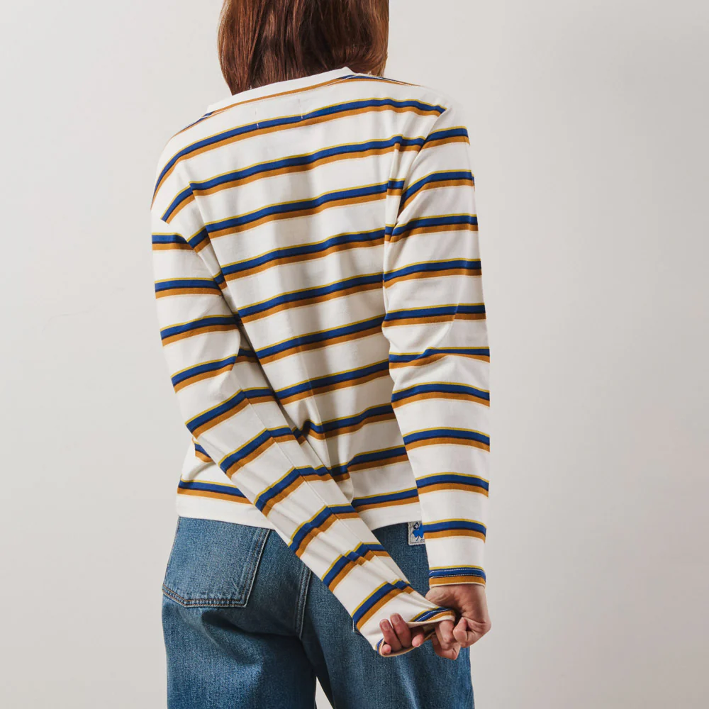 Merci - T-Shirt Nora Stripes - Crème - Image 4