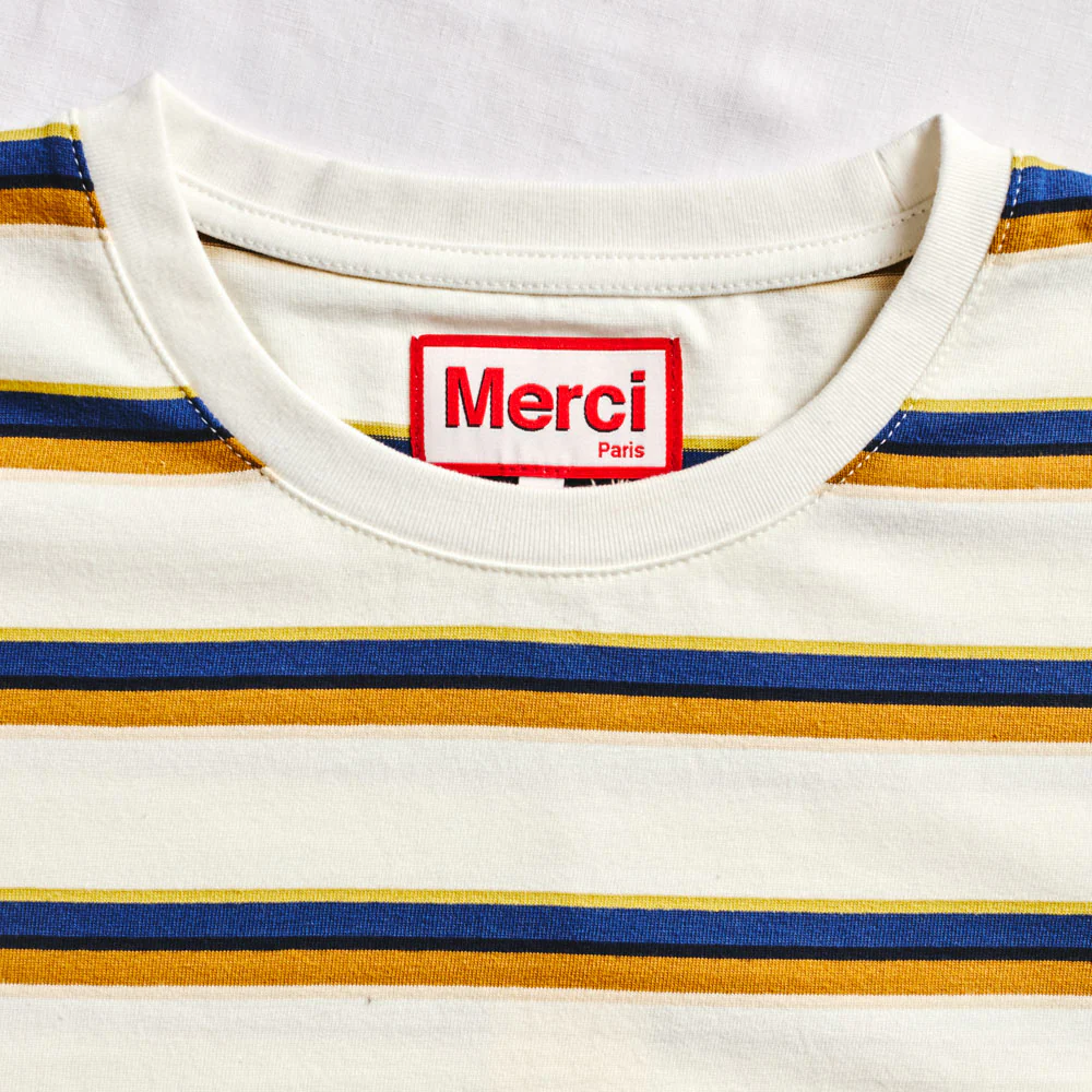 Merci - T-Shirt Nora Stripes - Crème - Image 5