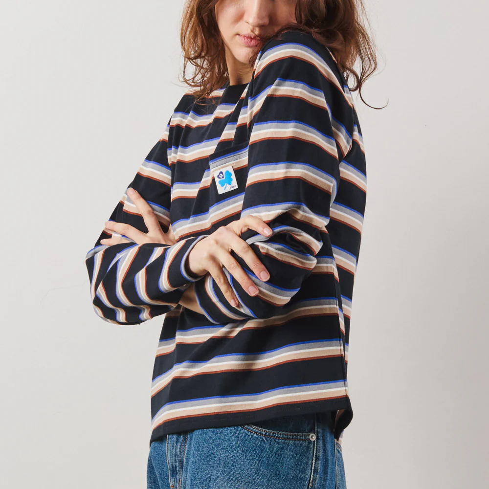 Merci - T-Shirt Nora Stripes - Noir - Image 2