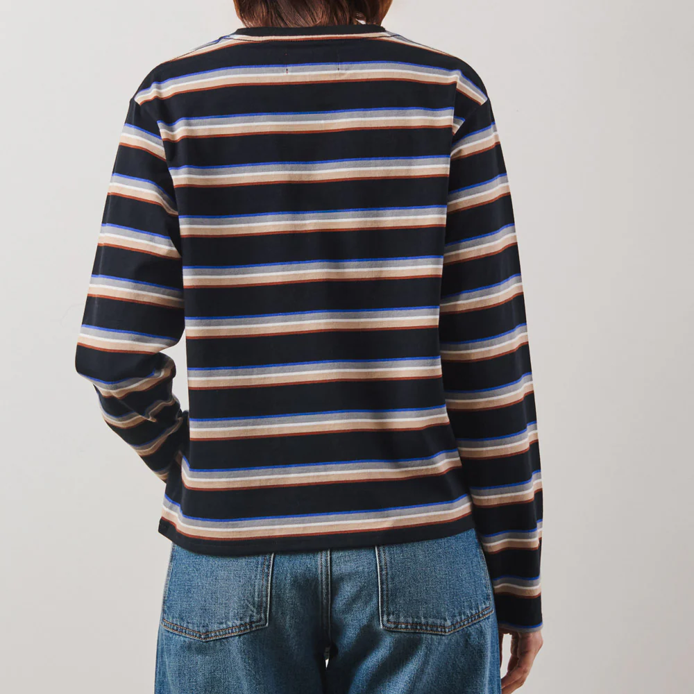 Merci - T-Shirt Nora Stripes - Noir - Image 3