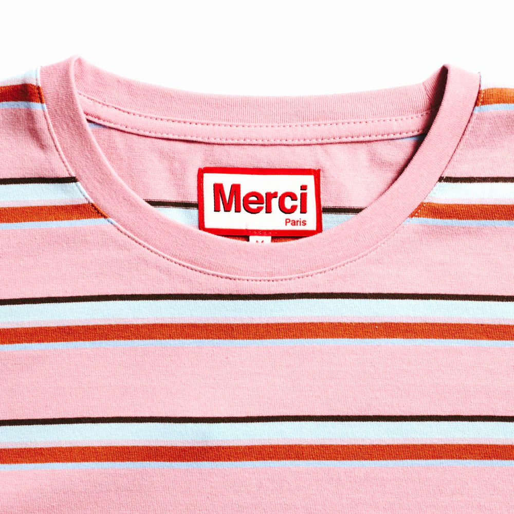 Merci - T-Shirt Nora Stripes - Rose - Image 3