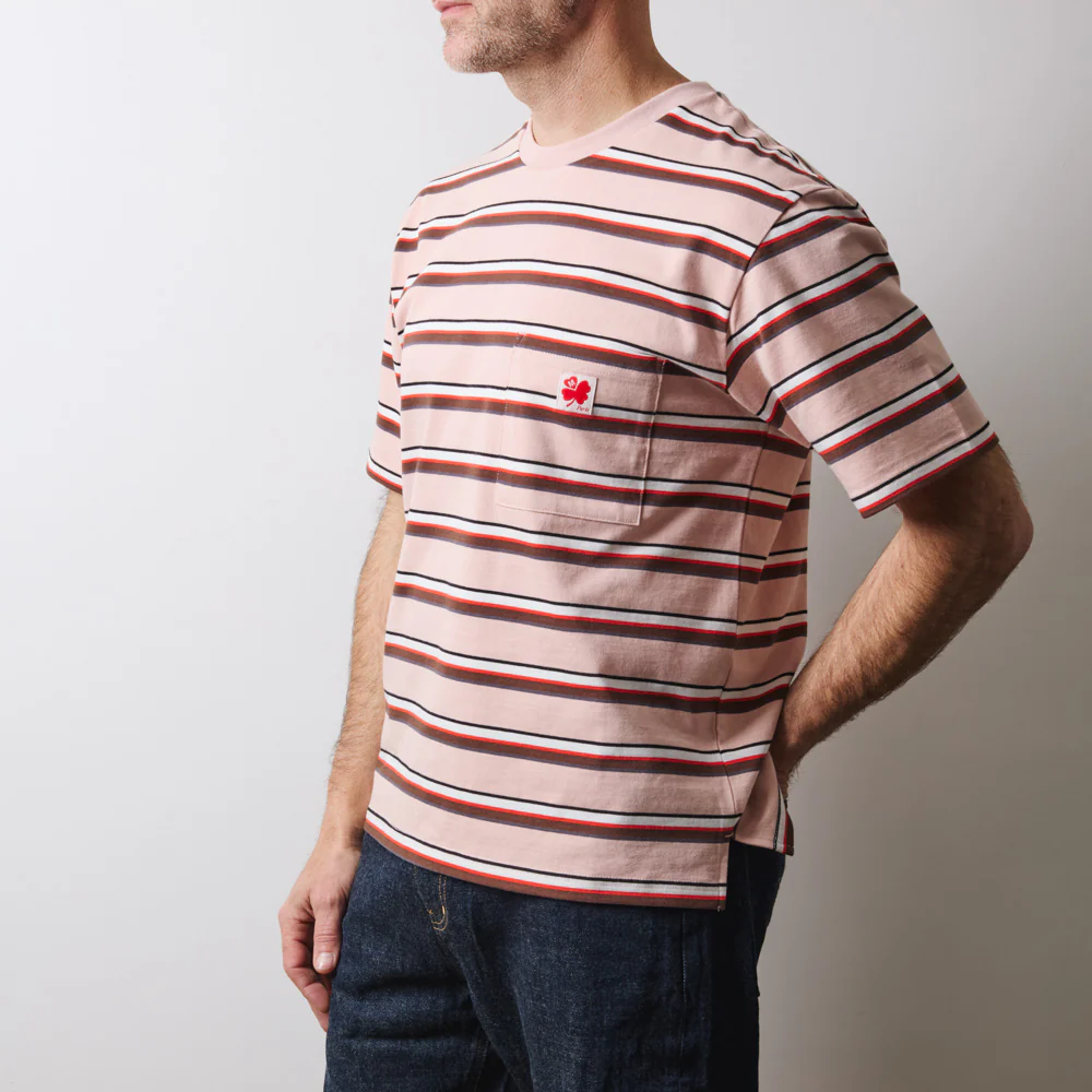 Merci - T-Shirt Vadim Stripes - Beige - Image 3