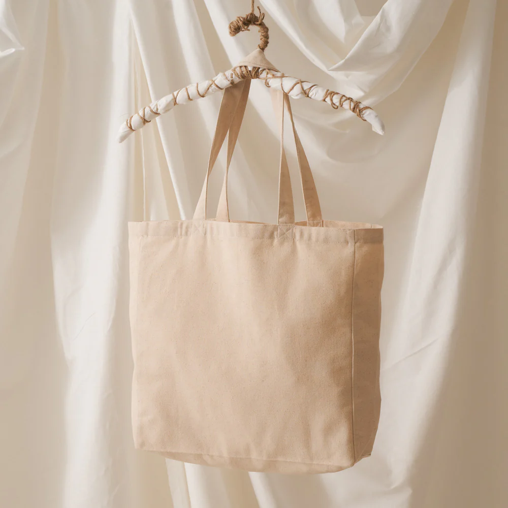 Merci - Tote Bag en Coton - Blanc - Image 2