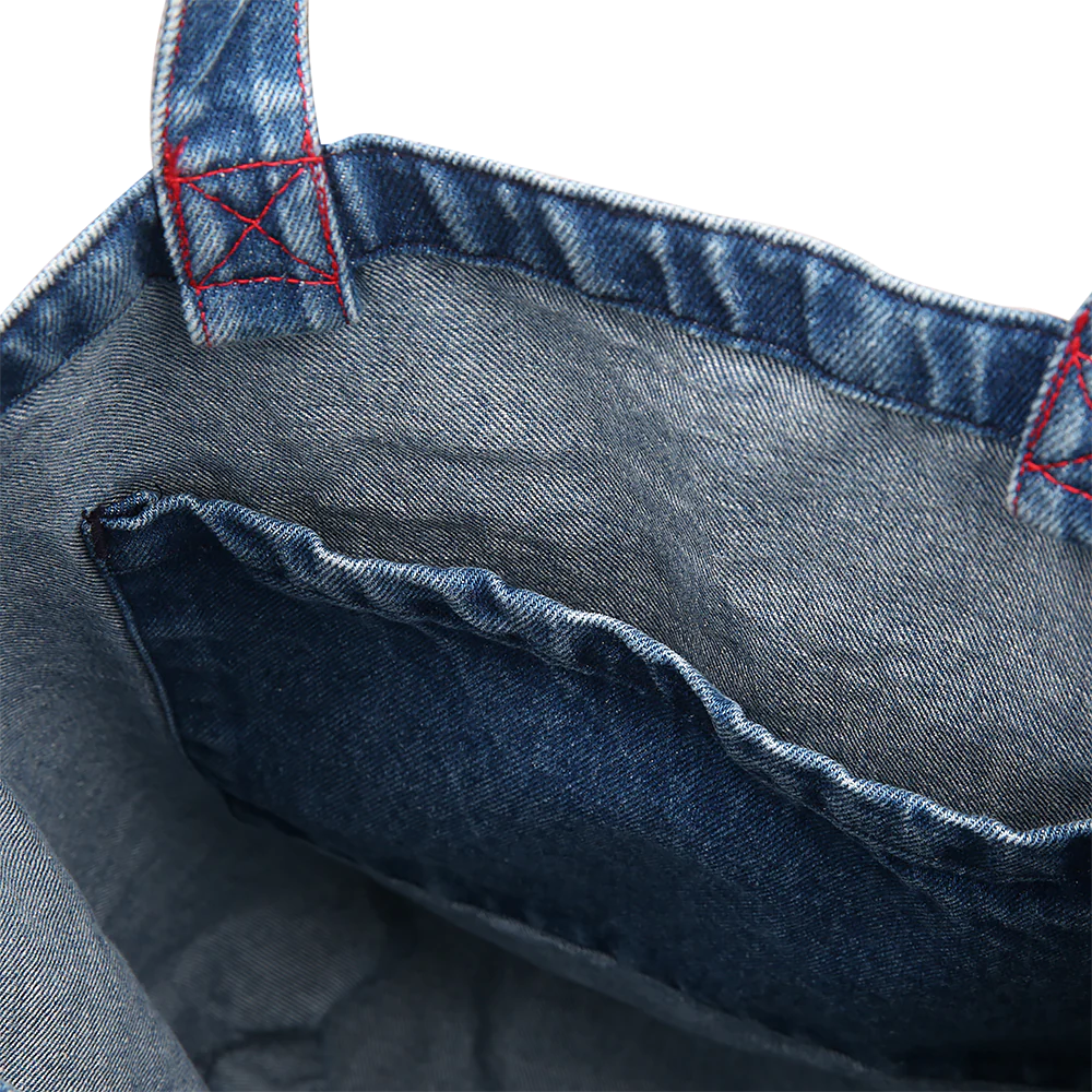 Merci - Tote bag Jean-Michel - Denim - Image 3