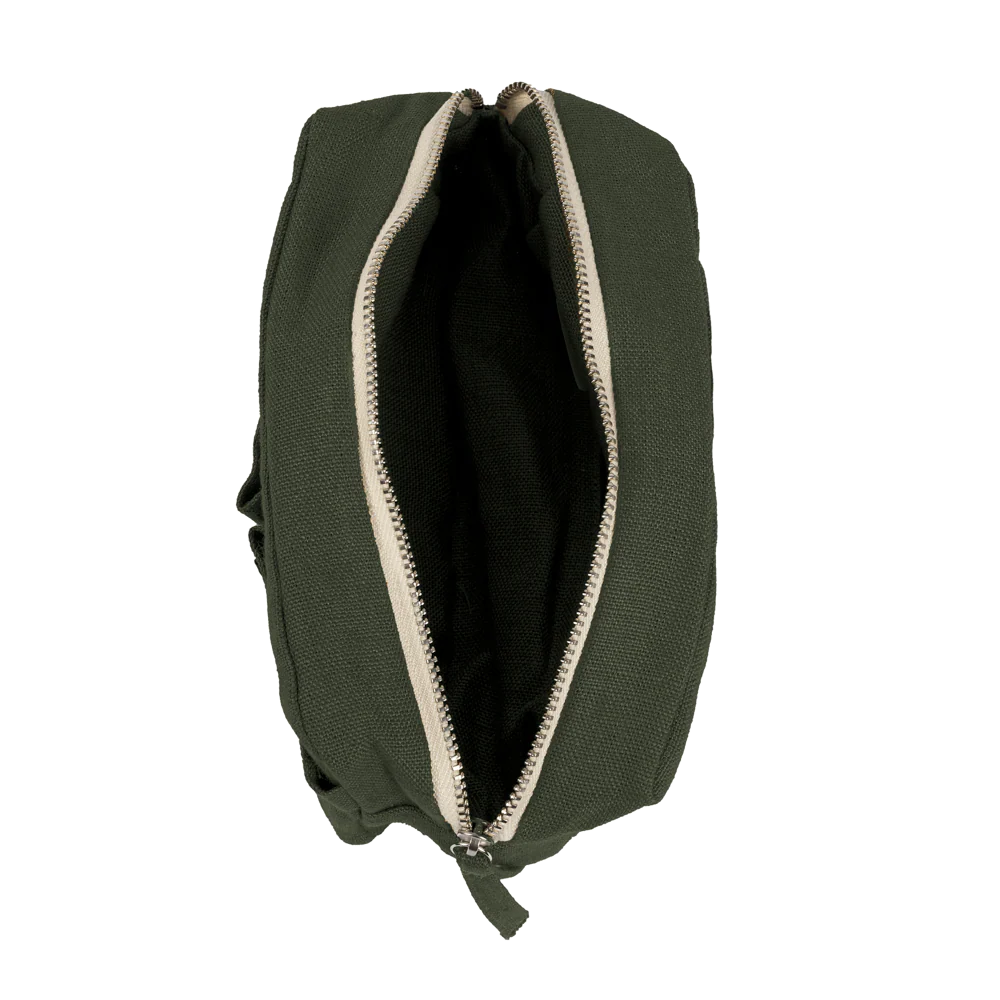 Merci - Trousse en lin lavé - Vert Oxyde - Image 9