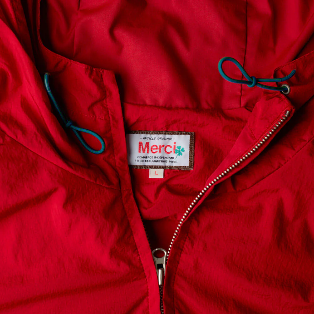 Merci - Veste Imperméable Danny - Rouge - Image 9