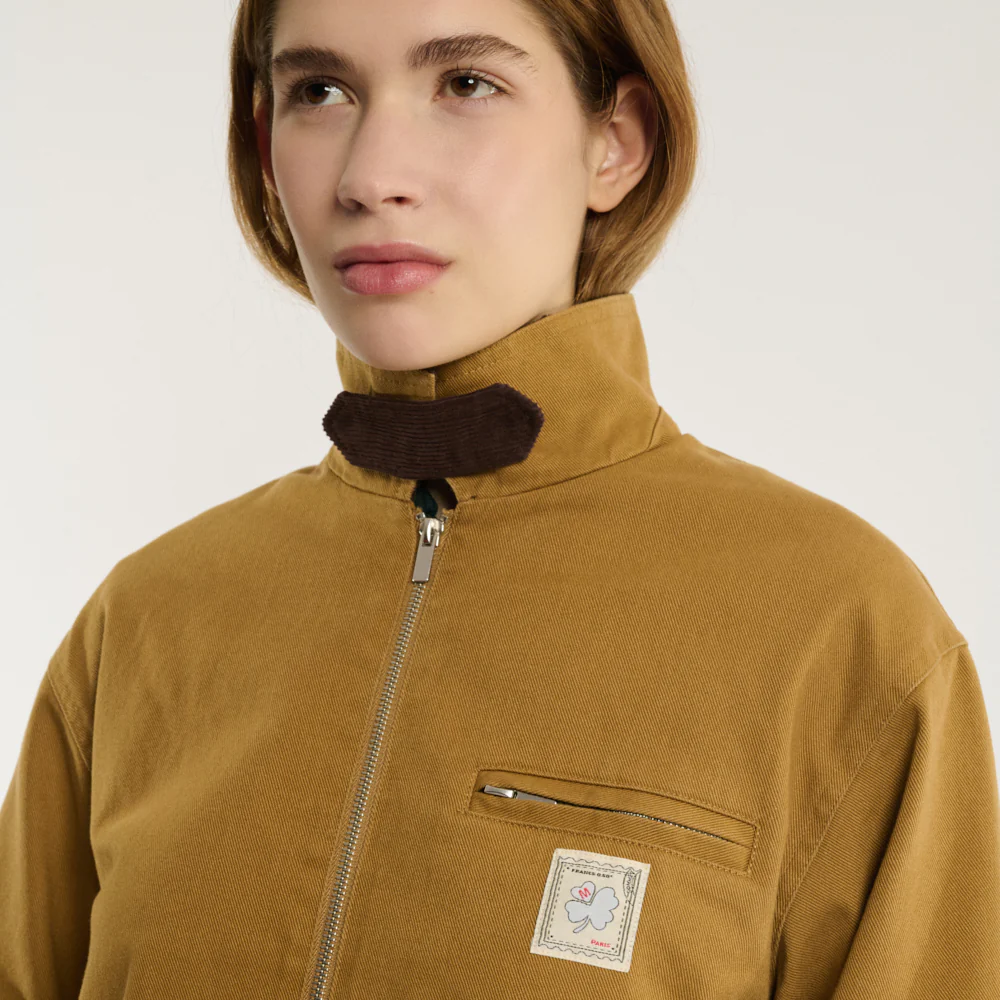 Merci - Veste Marla - Marron Tabac - Image 4