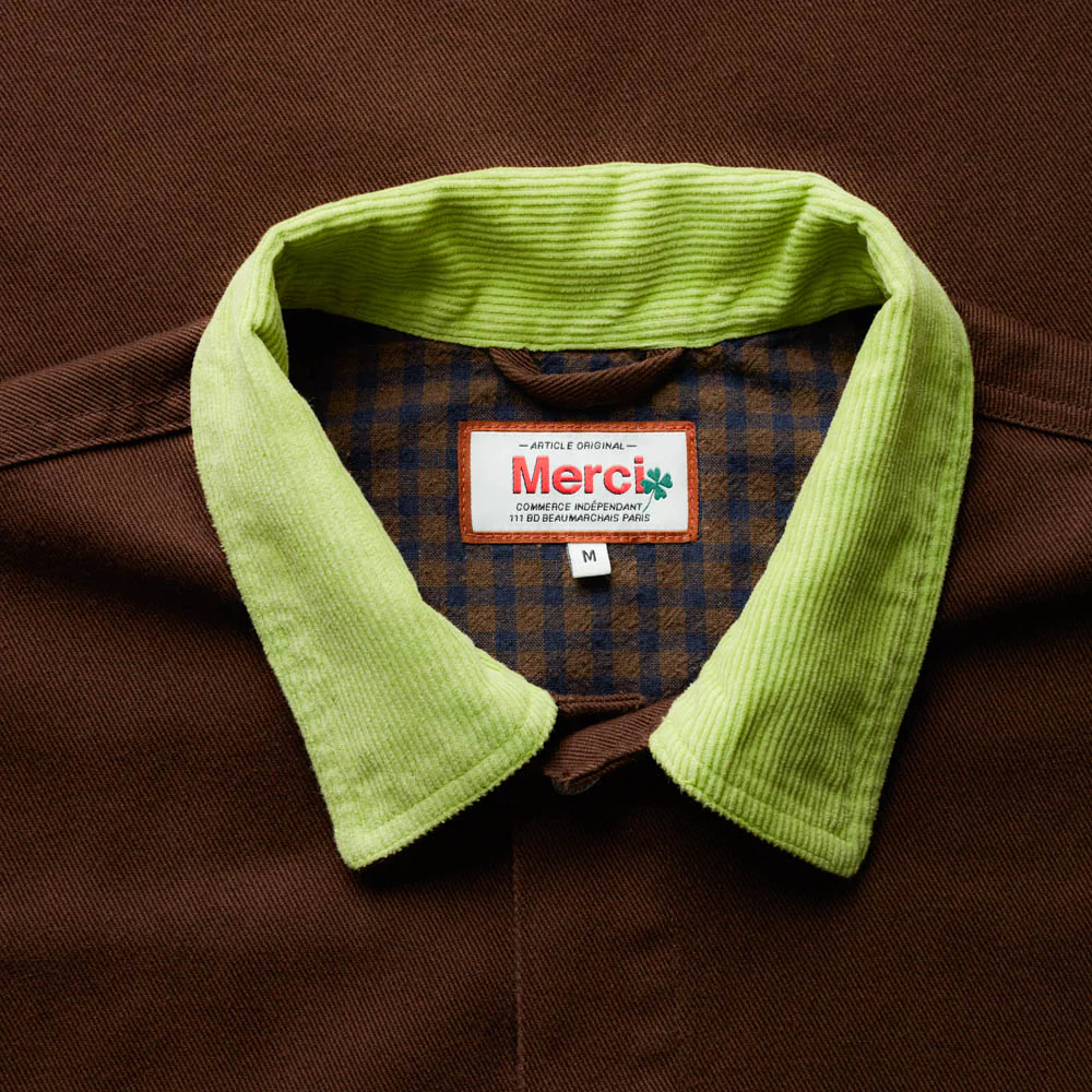 Merci - Veste Marvin - Marron & Citron - Image 3