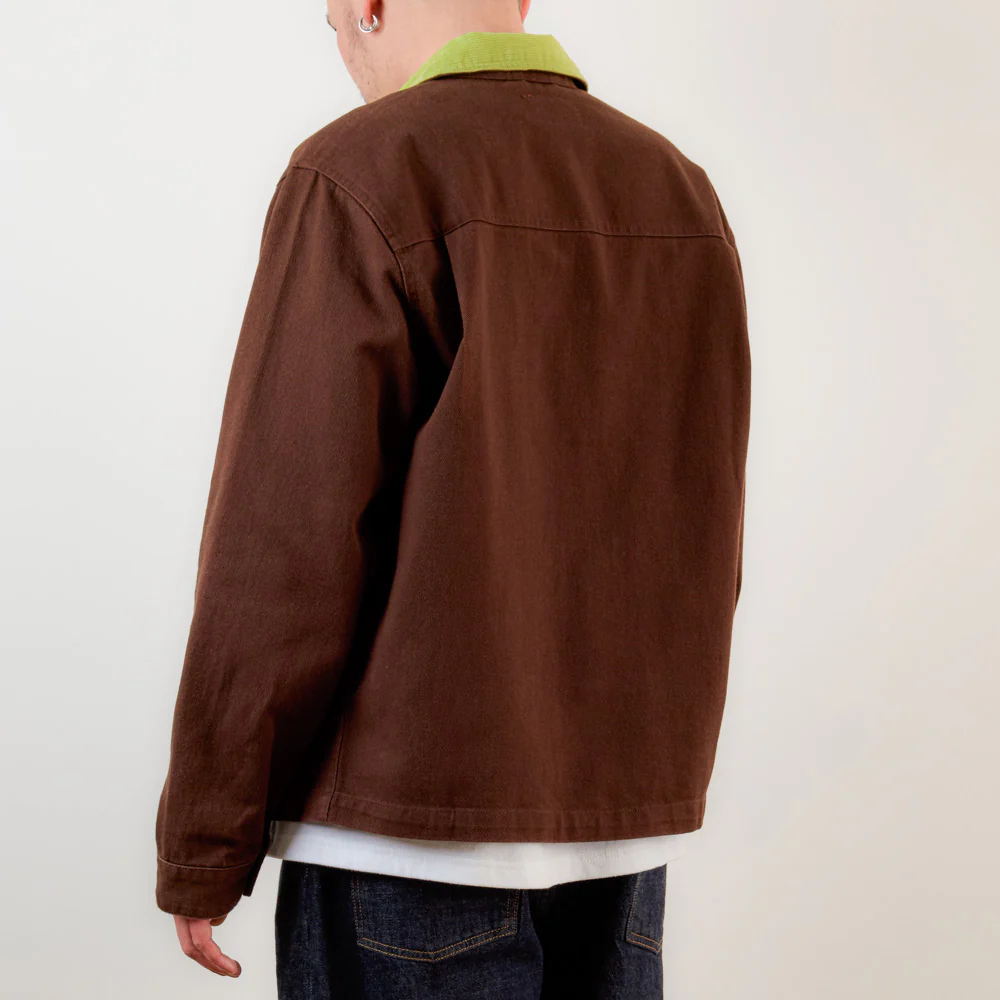 Merci - Veste Marvin - Marron & Citron - Image 4