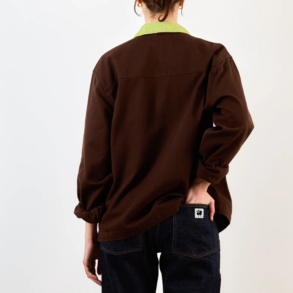 Merci - Veste Marvin - Marron & Citron - Image 7