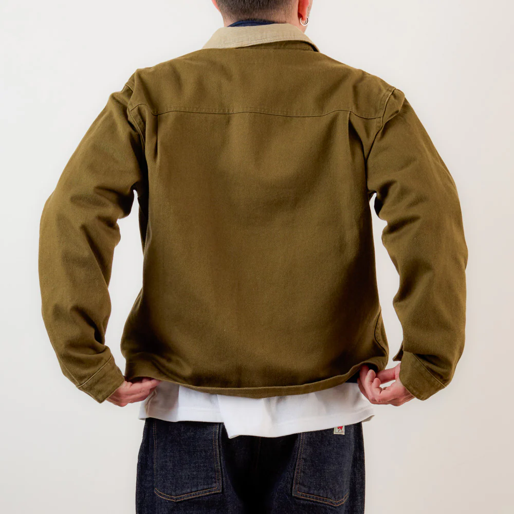 Merci - Veste Marvin - Olive & Crème - Image 5