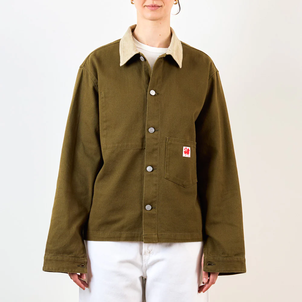 Merci - Veste Marvin - Olive & Crème - Image 9