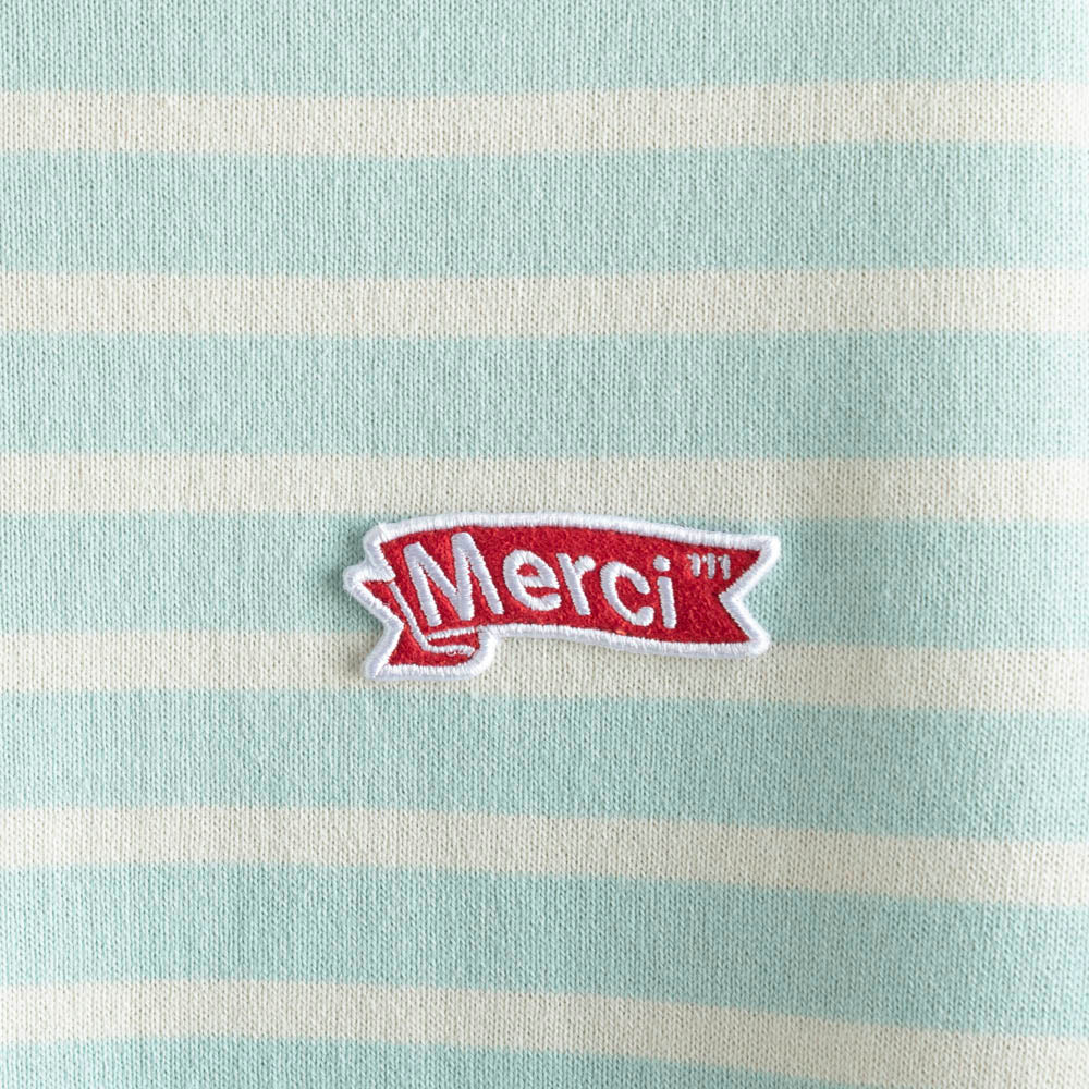 Merci x Armor-lux - Marinière Manches Longues - Bleu - Image 6