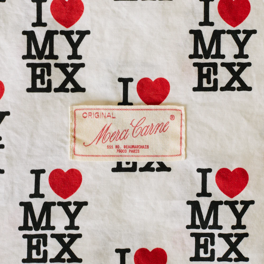 Merci x Carne Bollente - Taie d'oreiller en percale de coton - I Love My Ex - Image 3