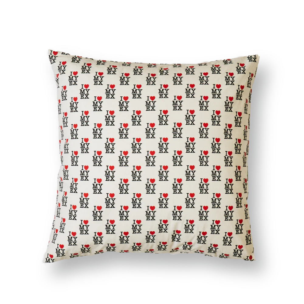 Merci x Carne Bollente - Taie d'oreiller en percale de coton - I Love My Ex - Image 5