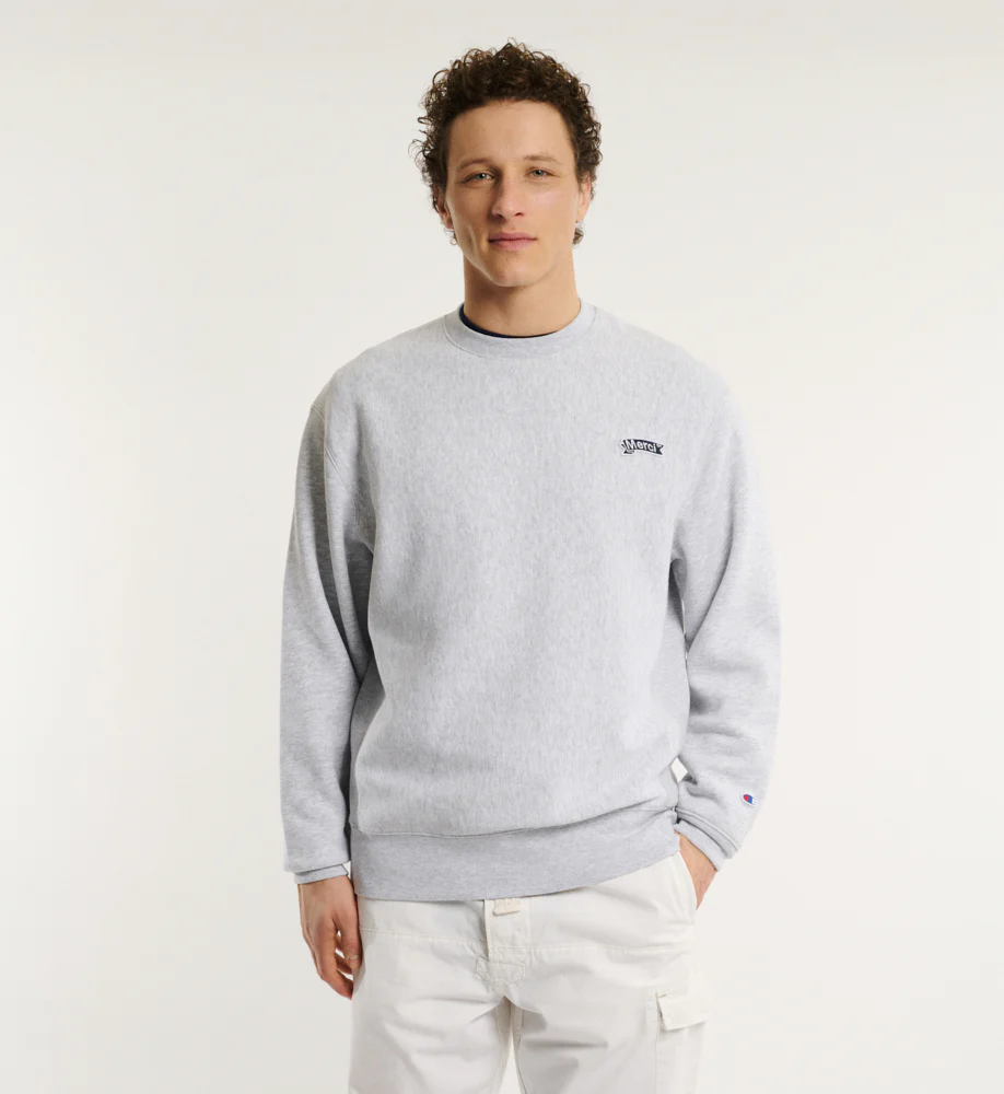 Merci x Champion - Crewneck Merci Patch - Gris - Image 3