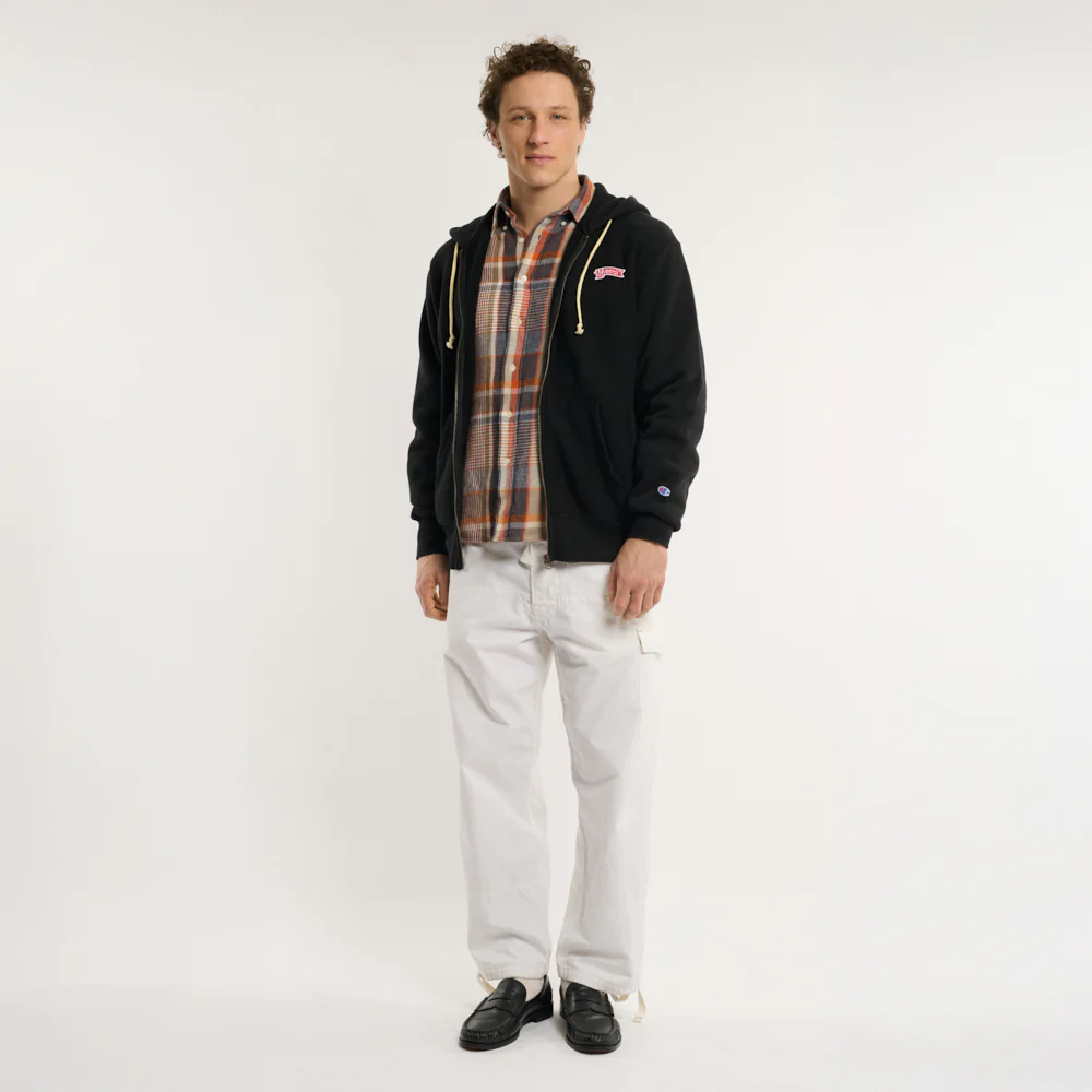 Merci x Champion - Sweat Full Zip Patch - Noir - Image 2