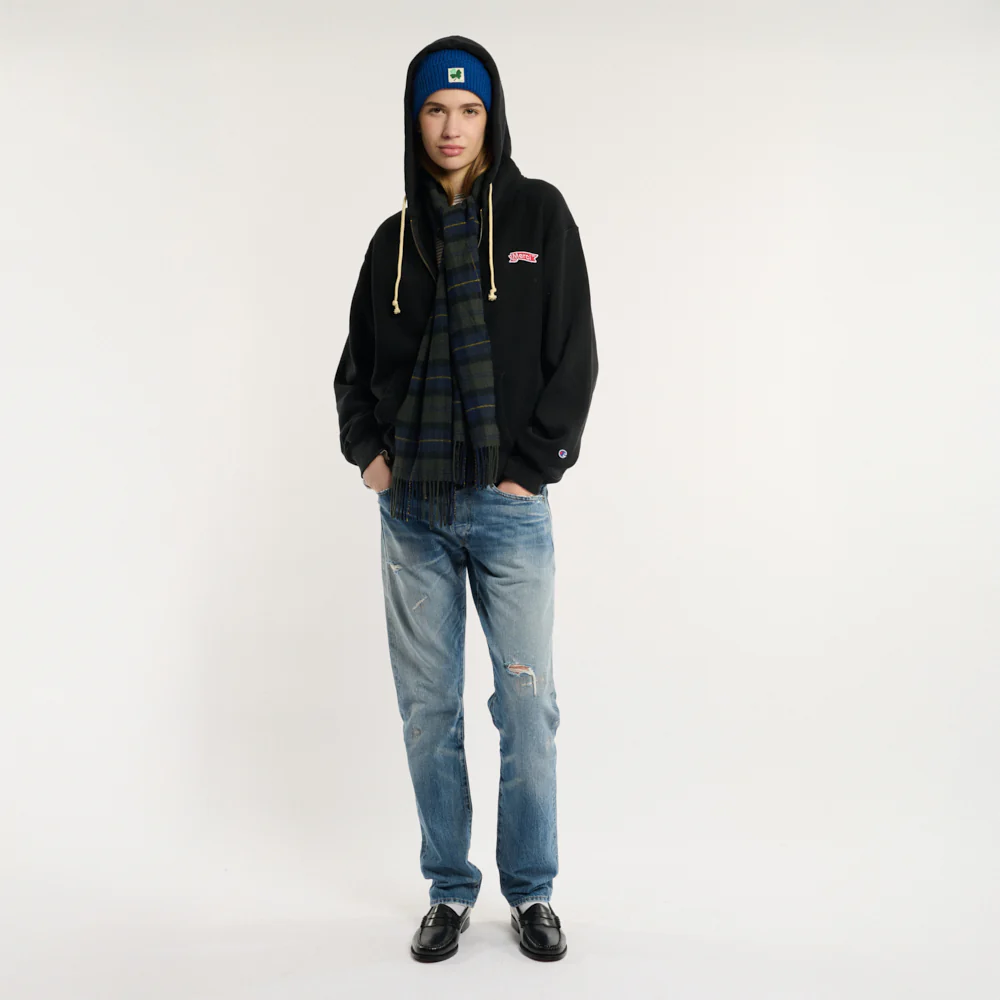 Merci x Champion - Sweat Full Zip Patch - Noir - Image 4