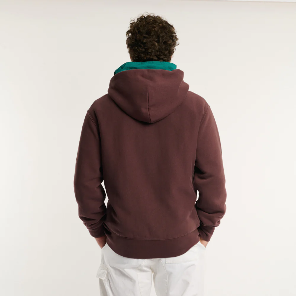 Merci x Champion - Sweat Full Zip Patch - Wine - Image 8