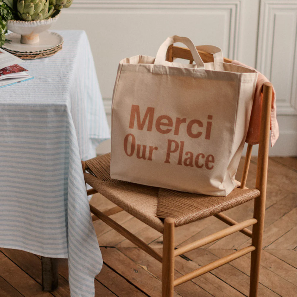 Merci x Our Place - Totebag - Ecru - Image 2
