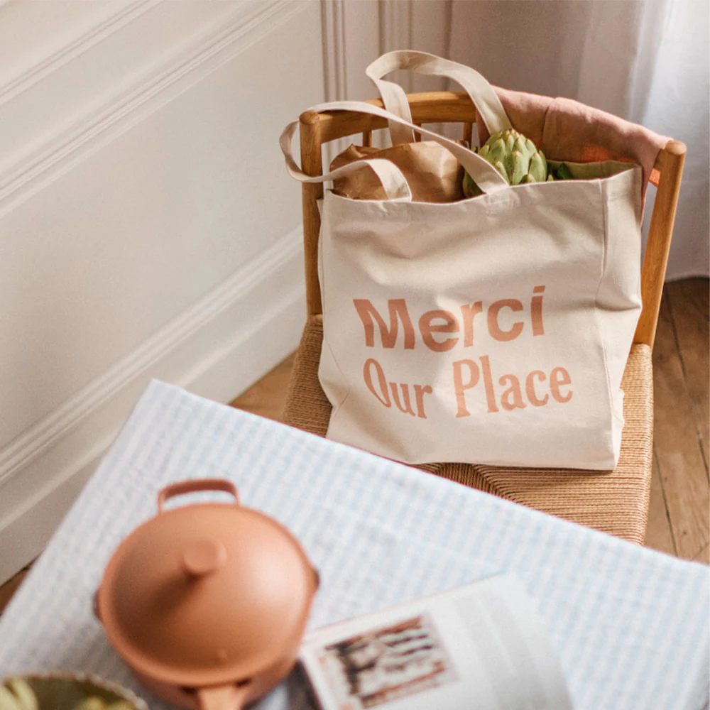 Merci x Our Place - Totebag - Ecru - Image 3