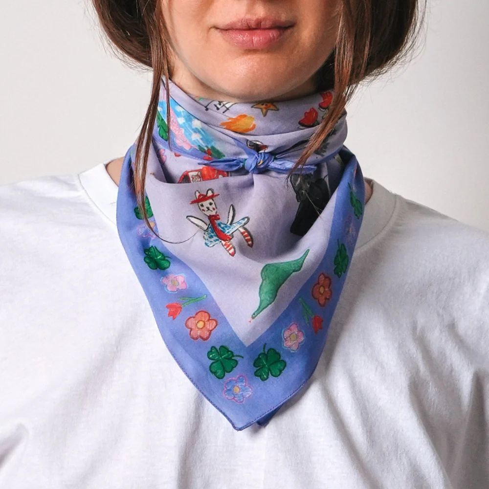 Merci x Shia McShia - Bandana - Violet