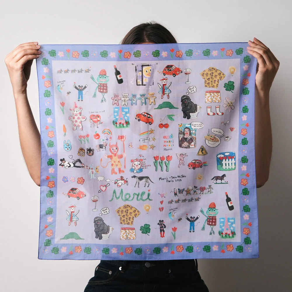 Merci x Shia McShia - Bandana - Violet - Image 2